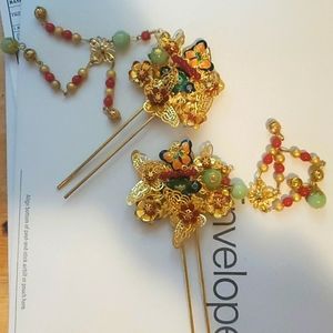 Jewelry hair pin